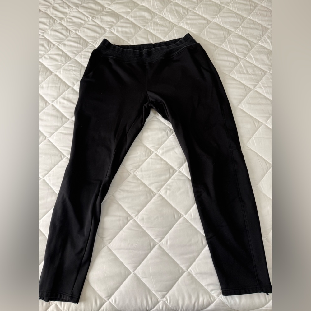 Oiselle smooth face fleece Track lounge Pants L